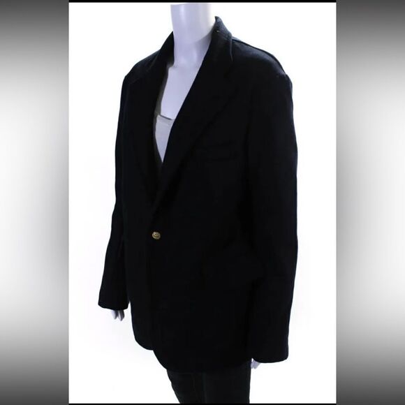 Denimist Deconstructed Blazer Navy Blue $525 - Picture 4 of 9